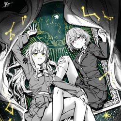 This is a pixiv picture whose title is 银河铁道之夜.