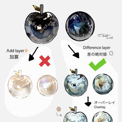 This is a pixiv picture whose title is 後から色を変更するテクニック　解説.