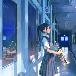 This is a pixiv picture whose title is 放課後アンプロンプチュ.
