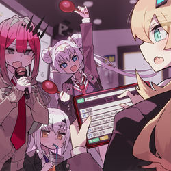 This is a pixiv picture whose title is 放課後カラオケ妖精騎士.