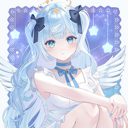 This is a pixiv picture whose title is angel˚₊‧꒰ა ♡ ໒꒱ ‧₊✧₊.