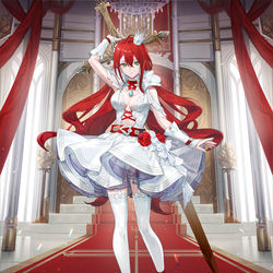 This is a pixiv picture whose title is 栄光の女王「エリザベス」.