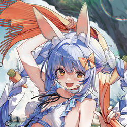 This is a pixiv picture whose title is ぺこちゃんオリジナル水着衣装.