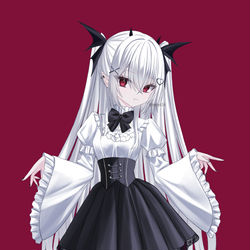 This is a pixiv picture whose title is vampire🦇.