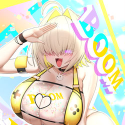 This is a pixiv picture whose title is 일레그 붐 앤 쇼크.