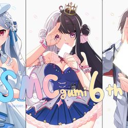 This is a pixiv picture whose title is SMC組6周年！.
