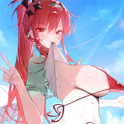 This is a pixiv picture whose title is ラピ：レッドフード.
