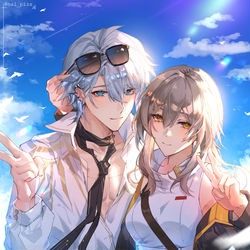 This is a pixiv picture whose title is 夏！.