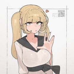 This is a pixiv picture whose title is Furisode Girl.