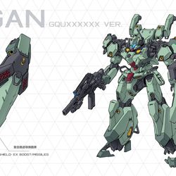 This is a pixiv picture whose title is GQux ver.RGM-89 JEGAN 设定图.