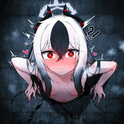 This is a pixiv picture whose title is ?!?!❤️❤️.