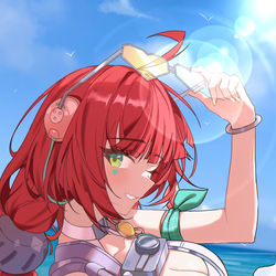 This is a pixiv picture whose title is 浮波柚葉/yuzuha.