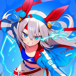 This is a pixiv picture whose title is Tamamo Cross.