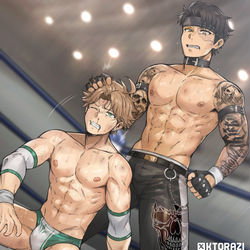 This is a pixiv picture whose title is おい、立てよ！.