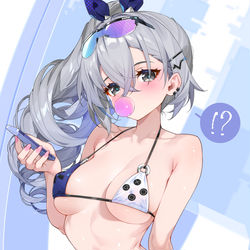 This is a pixiv picture whose title is 銀狼.
