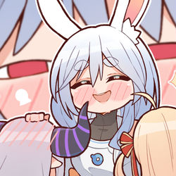 This is a pixiv picture whose title is 🐰.