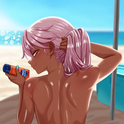This is a pixiv picture whose title is Chloe Summer Summon Circle.
