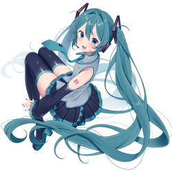 This is a pixiv picture whose title is ミク.