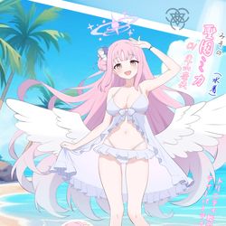 This is a pixiv picture whose title is ミカ（水着）.