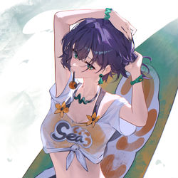 This is a pixiv picture whose title is 水着リンちゃん.