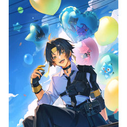 This is a pixiv picture whose title is 浅羽悠真生誕祭2025.