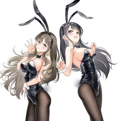 This is a pixiv picture whose title is Wバニー.
