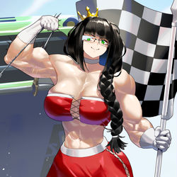 This is a pixiv picture whose title is レースクィーン.