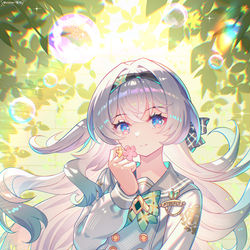 This is a pixiv picture whose title is 流萤/知更鸟.