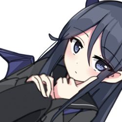 This is a pixiv picture whose title is 悪魔一歌.