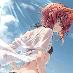 This is a pixiv picture whose title is ビキニアンジュ～.