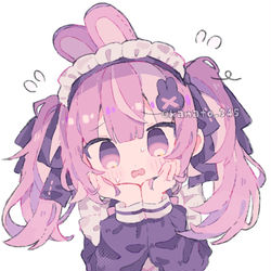 This is a pixiv picture whose title is あわわ🐰🫣.