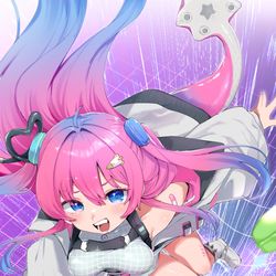 This is a pixiv picture whose title is ぷらねちゃん3Dお祝いとつかぷー.