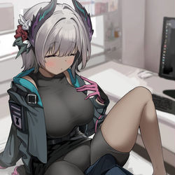 This is a pixiv picture whose title is 电弧.