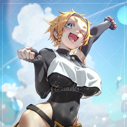 This is a pixiv picture whose title is 常夏の南半球.