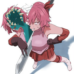 This is a pixiv picture whose title is 反撃　counterattack.