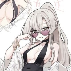 This is a pixiv picture whose title is ナギサ水着おめでとう！.