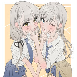 This is a pixiv picture whose title is miroir.