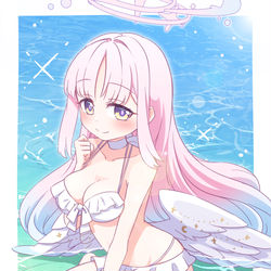 This is a pixiv picture whose title is 水着ミカ.