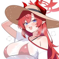 This is a pixiv picture whose title is 水着メグ.