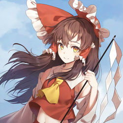 This is a pixiv picture whose title is 博麗霊夢.