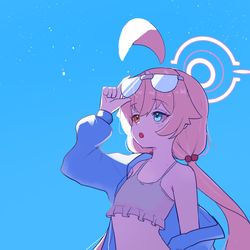 This is a pixiv picture whose title is ブルアカ.