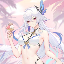 This is a pixiv picture whose title is 丝柯克泳装.