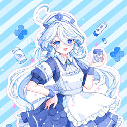 This is a pixiv picture whose title is ナースフリーナちゃん💠💙🩺.
