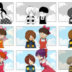 This is a pixiv picture whose title is パラレルワールドの僕たち.