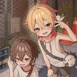 This is a pixiv picture whose title is ❤️Dating 約會.
