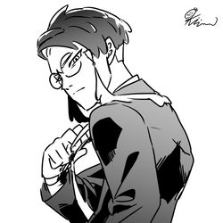 This is a pixiv picture whose title is カラスバさん.