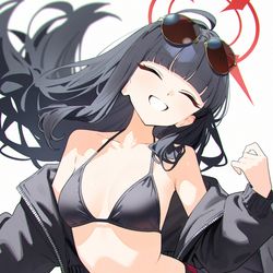 This is a pixiv picture whose title is イチカ(水着).