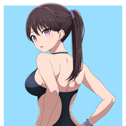This is a pixiv picture whose title is 水着立希ちゃん.