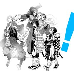 This is a pixiv picture whose title is 炭治郎が"視えた"話.