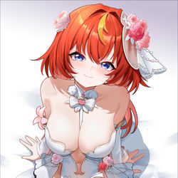 This is a pixiv picture whose title is 婚纱苔丝.